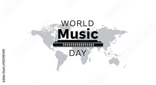 World Music Day vector graphic