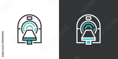 CT検査の医療アイコン