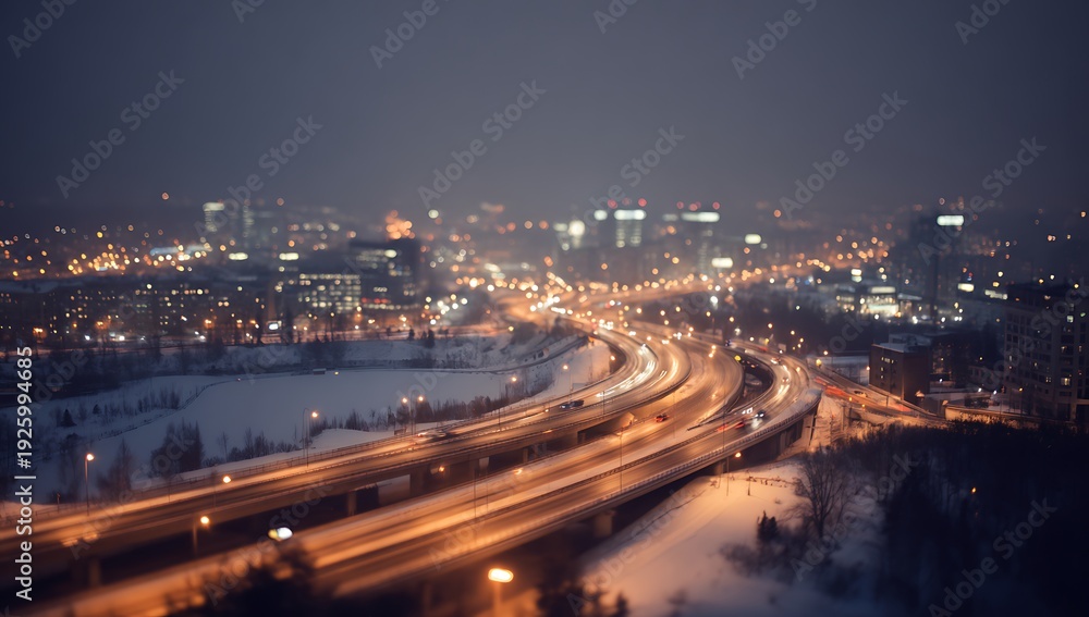 Obraz premium Wireless network and Connection technology concept with Abstract city background