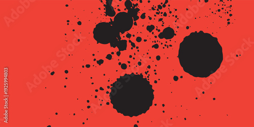 Grunge Brush Texture Background Stroke Black Red, Grunge, Brush, Texture Background. vector ilustrator