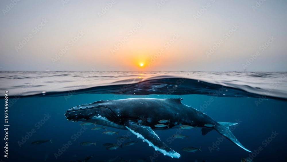 Obraz premium ballena gris, ballena, mar, oceáno, acuático, mamífero, corcovado, delfines, aleta, cola, azul, azul marino, naturaleza, olas, animal, fauna, salto, peces, inhospitalario, pacífico, observación, natac