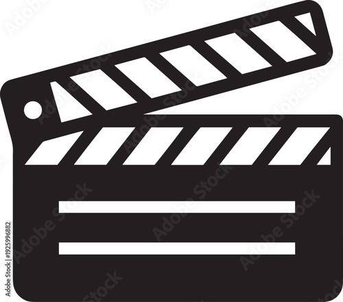Classic Movie Clapperboard Icon