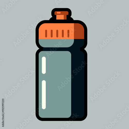 vector illustration of a bottle