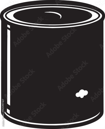 Cylindrical Paint Can Icon
