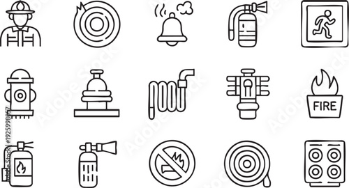Workplace Safety and Hazard Control Line Symbols for Compliance