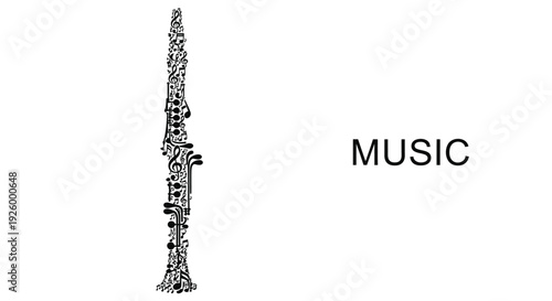 Clarinet vector illustration
