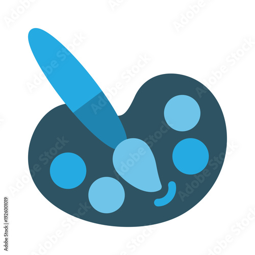 Paintbrush icon design template