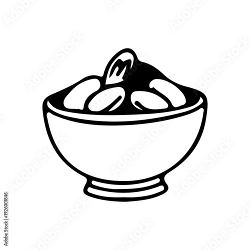 Bowl of Dates Icon