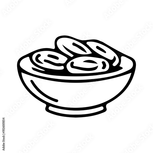 Bowl of Dried Fruit Icon