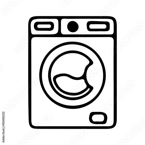 Washing Machine Icon Outline