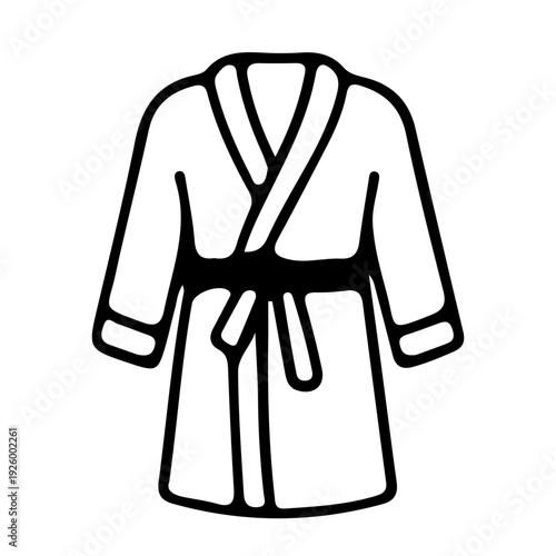 Bathrobe Icon Outline