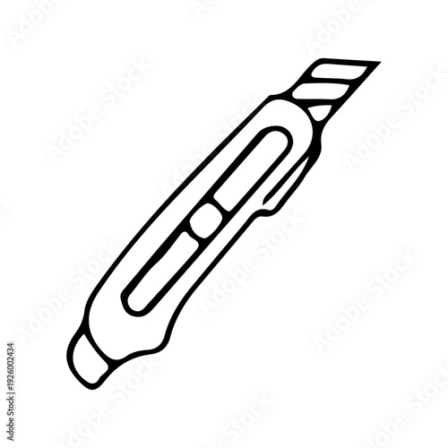 Utility Knife Doodle Icon