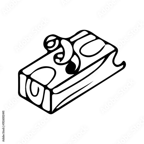Wood Shaving Icon Outline