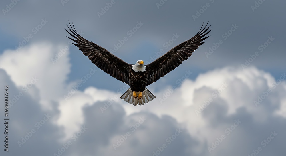 Obraz premium Eagle's Majesty: Cloud Dance