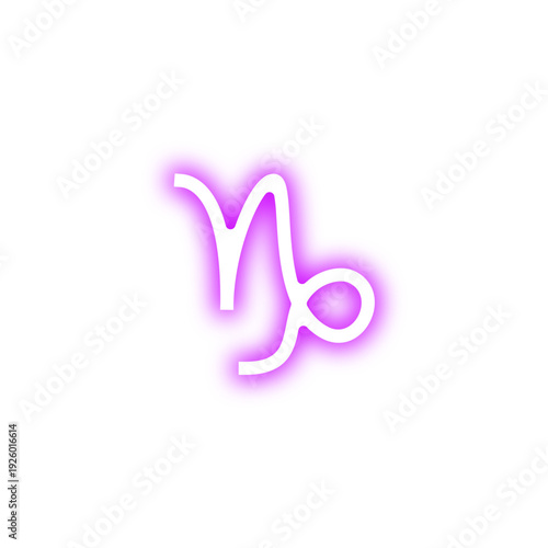 Neon Illustration of Zodiac Signs