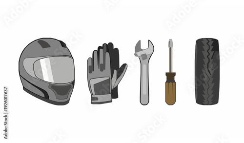 Hand drawn BMX bicycle right side view sketch vector illustration