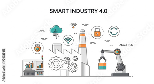 Smart Industry 4.0 - Revolutionizing Manufacturing with Advanced Technologies.