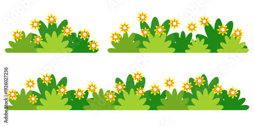 green grass illustration, sustainable grass nature, grass design in flat style