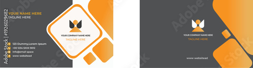 Modern corporate business card design