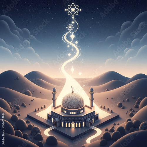 mosque in the desert