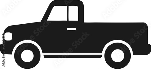 pickup truck icon silhouette icon