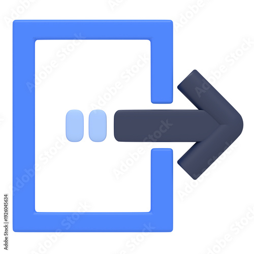 Exit Icon With Arrow