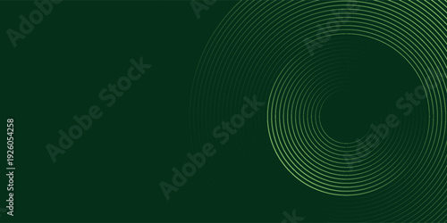 Dark green abstract background with diagonal rounded lines. Geometric stripe line art design. Simple geometric pattern. Modern graphic element.