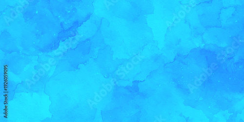 abstract blue watercolor texture background with soft gradient washes fluid paint transitions ideal for modern backgrounds, creative projects.