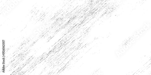 Minimalist white grunge distressed texture with subtle grey diagonal scratch strokes, versatile graphic element mimics the look of weathered wood grain.