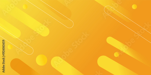 Abstract orange geometric background. Dynamic shapes composition. Eps10 vector