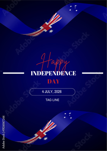 Celebrating independence day with patriotic fervor and red white fireworks