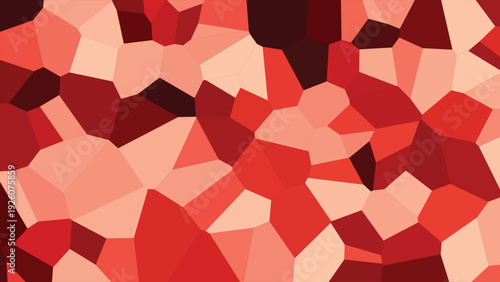 Abstract triangles background, red geometric pattern, vibrant polygonal texture
