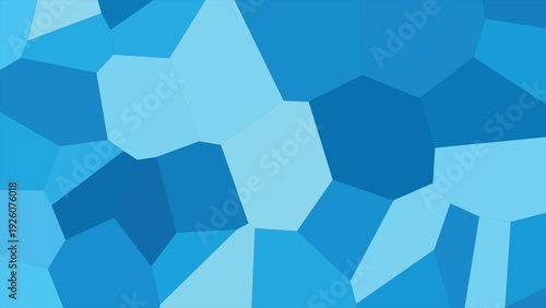 Blue polygonal shapes, abstract triangles background, cool palette