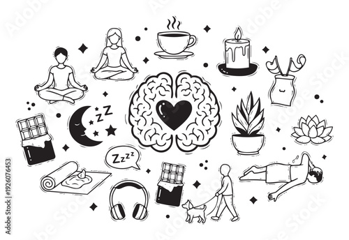 This comprehensive collection of wellness and selfcare activities, including meditation, relaxation, sleep, and connection, is perfect for promoting mental health and overall wellbeing