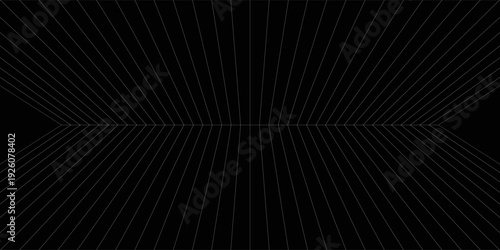 Vaporwave red laser grid angle on black background. Vector illustration of abstract mesh pattern. Retro futuristic 80s sci fi matrix landscape.