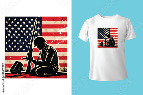 Some moments are simply unforgettable Memorial Day t-shirt design vector illustration