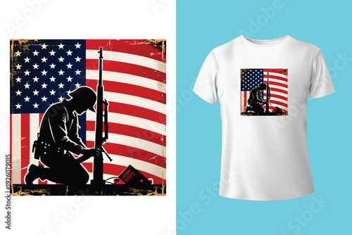 Some moments are simply unforgettable Memorial Day t-shirt design vector illustration