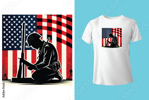 Some moments are simply unforgettable Memorial Day t-shirt design vector illustration