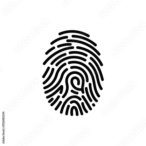 Detailed Biometric Fingerprint Pattern for Security Verification