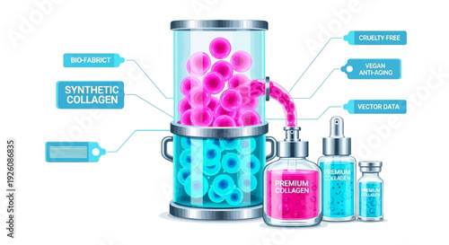 Innovative Synthetic Collagen Manufacturing Process for Cruelty-Free Anti-Aging Skincare Products