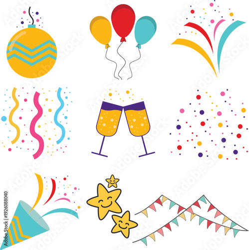 set of party elements vector