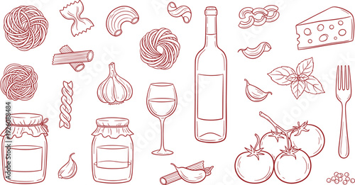 Illustration of various seashells and starfish arranged in a visually appealing pattern on a clean background from a direct viewpoint