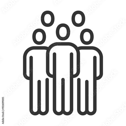 Workgroup line icon