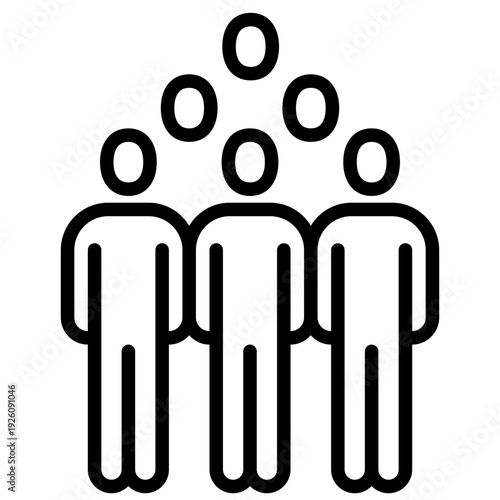 Group line icon