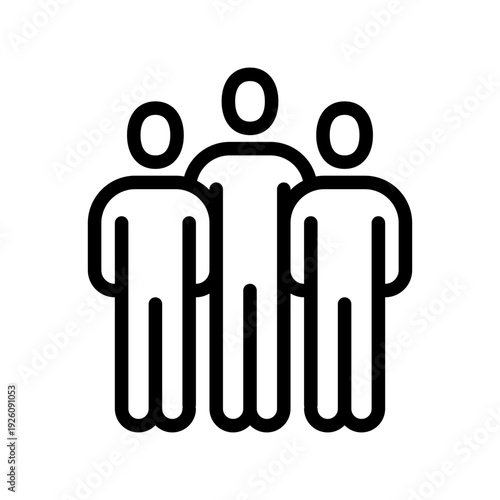 Mentorship line icon