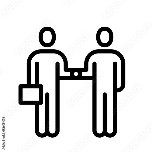 Partnership line icon