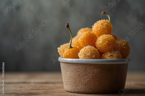 Minimal food advertising background, close-up texture, bokeh blur background
