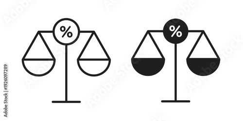 Economies of scale icon vector logo design element. Vector emblem template.
