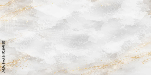 An abstract grunge texture of fluffy white clouds in a blue sky creates a cold winter pattern of ice and snow across a paper-like heaven