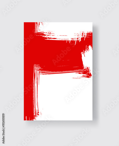 Abstract trendy universal artistic banner template . Design for cover, invitation, banner, placard, brochure, poster, card, flyer and other Vector illustration